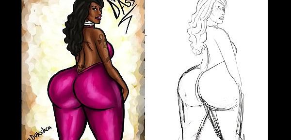  Thick Booty Cherokee D Ass illustration